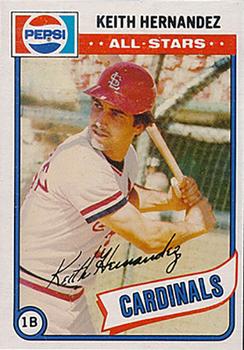 1980 Pepsi-Cola All-Stars #12 Keith Hernandez Front