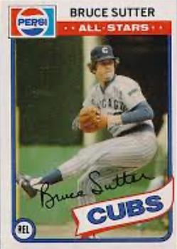 1980 Pepsi-Cola All-Stars #22 Bruce Sutter Front
