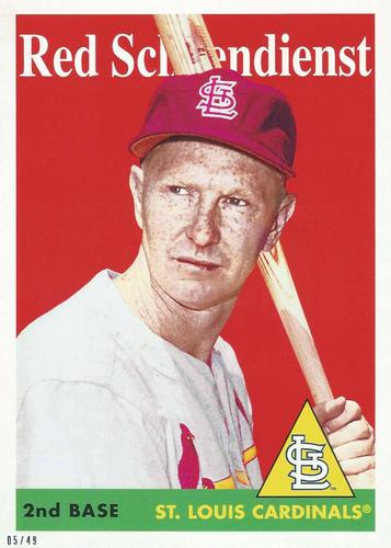 2019 Topps Archives 5x7 #52 Red Schoendienst Front