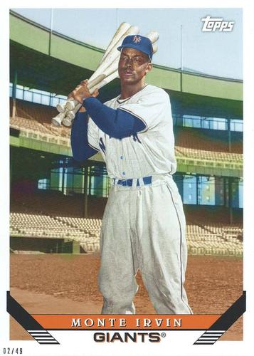 2019 Topps Archives 5x7 #234 Monte Irvin Front