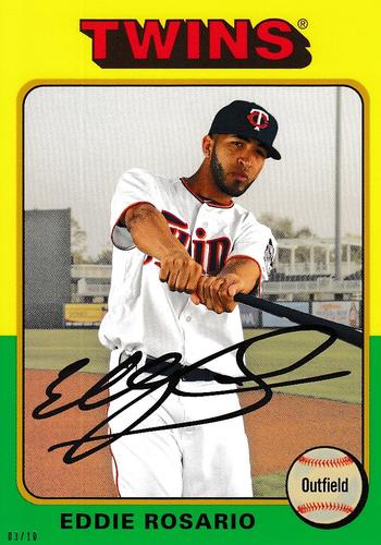 2019 Topps Archives 5x7 - Gold 5x7 #124 Eddie Rosario Front