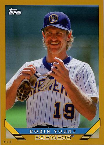 2019 Topps Archives 5x7 - Gold 5x7 #295 Robin Yount Front