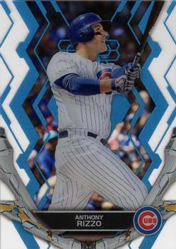 2019 Topps High Tek - Blue #71 Anthony Rizzo Front