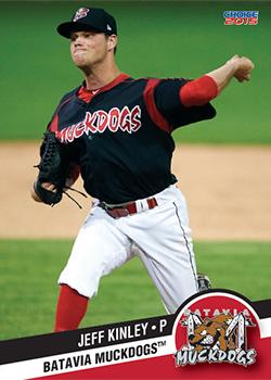 2015 Choice Batavia Muckdogs #20 Jeff Kinley Front