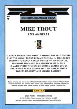 2020 Donruss #9 Mike Trout Back