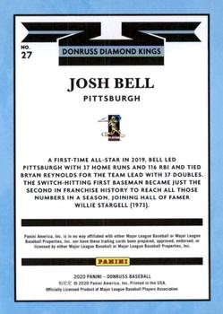 2020 Donruss #27 Josh Bell Back