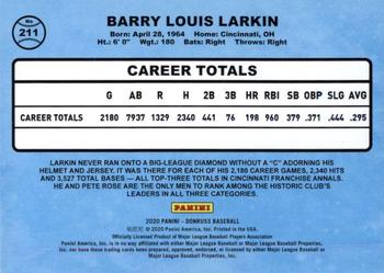 2020 Donruss #211 Barry Larkin Back