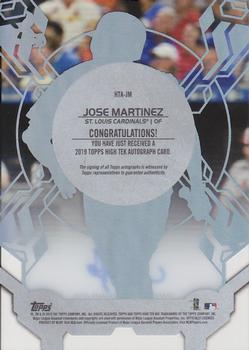 2019 Topps High Tek - High Tek Autographs #HTA-JM Jose Martinez Back