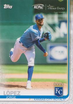 2019 Topps KCP&L/Westar Energy Kansas City Royals #NNO Jorge Lopez Front