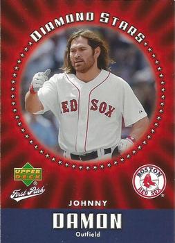 2006 Upper Deck First Pitch - Diamond Stars #DS-5 Johnny Damon Front
