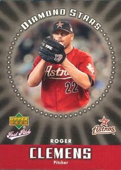 2006 Upper Deck First Pitch - Diamond Stars #DS-15 Roger Clemens Front