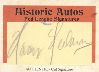 2019 Historic Autographs The Federal League - Retro Rookie Cut Signatures #NNO Harry Heilmann Front
