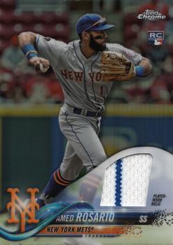 2018 Topps - Walmart Retail Chrome Rookie Relic #WSE-3 Amed Rosario Front