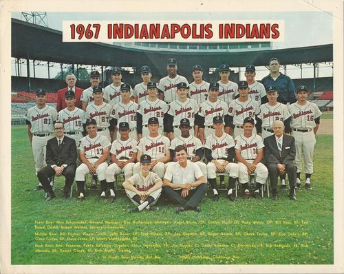 1967 Indianapolis Indians Team Photo #NNO Indianapolis Indians Team Photo Front