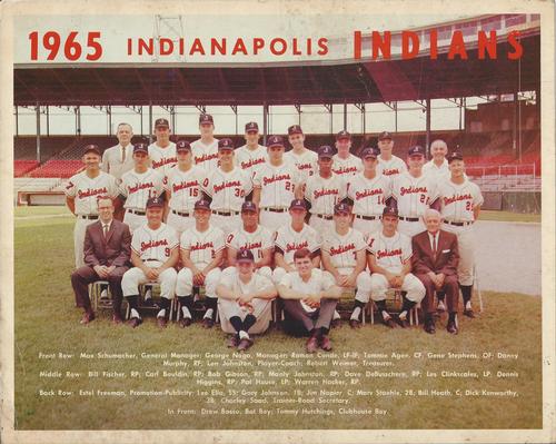 1965 Indianapolis Indians Team Photo #NNO Indianapolis Indians Team Photo Front
