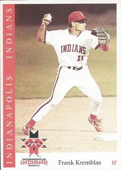 1994 Indianapolis Star & News Indianapolis Indians #NNO Frank Kremblas Front
