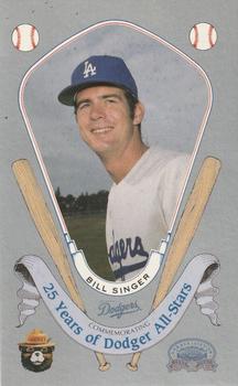1987 Los Angeles Dodgers All-Stars Smokey #33 Bill Singer Front