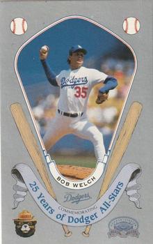 1987 Los Angeles Dodgers All-Stars Smokey #37 Bob Welch Front