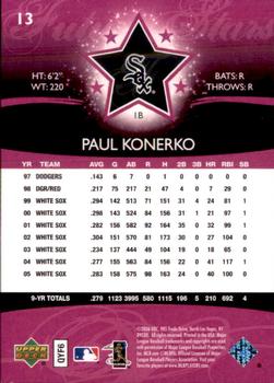 2006 Upper Deck Future Stars - Purple #13 Paul Konerko Back