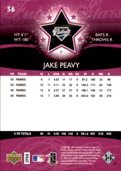 2006 Upper Deck Future Stars - Purple #56 Jake Peavy Back