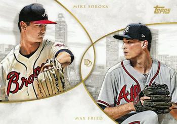 2019 Topps On-Demand Dynamic Duals #15 Mike Soroka / Max Fried Front