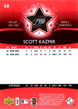 2006 Upper Deck Future Stars - Red #68 Scott Kazmir Back
