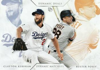 2019 Topps On-Demand Dynamic Duals - Dynamic Matchups #10 Clayton Kershaw / Buster Posey Front
