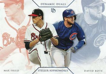 2019 Topps On-Demand Dynamic Duals - Steller Sophomores #5 Max Fried / David Bote Front