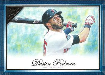 2019 Topps Gallery - Blue #141 Dustin Pedroia Front