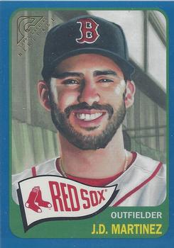 2019 Topps Gallery - Heritage Blue #HT-6 J.D. Martinez Front
