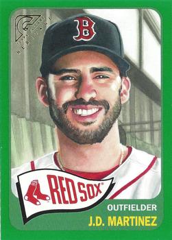 2019 Topps Gallery - Heritage Green #HT-6 J.D. Martinez Front