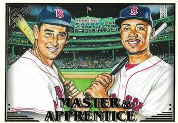 2019 Topps Gallery - Master & Apprentice #MA-WB Ted Williams / Mookie Betts Front
