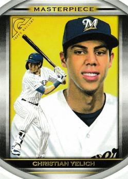 2019 Topps Gallery - Masterpiece #MP-14 Christian Yelich Front