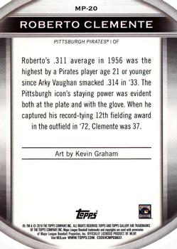 2019 Topps Gallery - Masterpiece #MP-20 Roberto Clemente Back