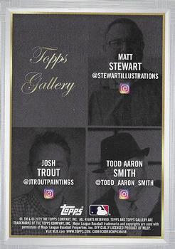 2019 Topps Gallery - Featured Artists #NNO Matt Stewart / Josh Trout / Todd Aaron Smith Back