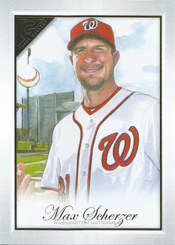 2019 Topps Gallery - Oversized Box Toppers #OBT-MS Max Scherzer Front