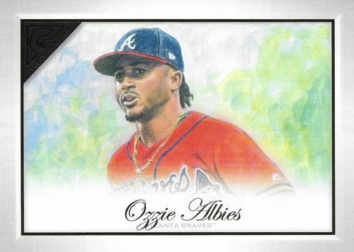 2019 Topps Gallery - Oversized Box Toppers #OBT-OA Ozzie Albies Front