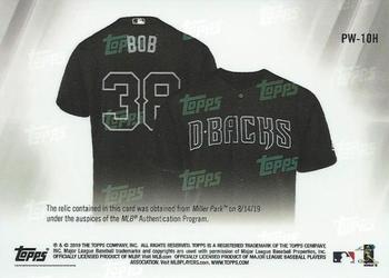 2019 Topps Now Players Weekend - Game-Worn Jersey Relic #PW-10H Robbie Ray Back