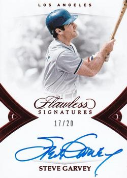 2019 Panini Flawless - Flawless Signatures Ruby #FS-SG Steve Garvey Front