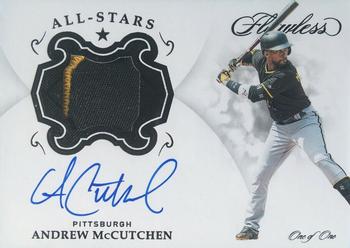 2019 Panini Flawless - Flawless All-Stars Autographs Black #AS-AM Andrew McCutchen Front