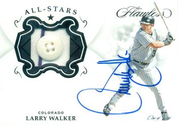 2019 Panini Flawless - Flawless All-Stars Autographs Black #AS-LW Larry Walker Front