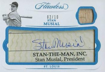 2019 Panini Flawless - Flawless Material Cuts #FMC-SM Stan Musial Front