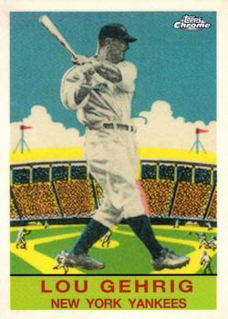 2019 Topps - Factory Set Bonus: Chrome Greatest Card Reprints #TGCR-19 Lou Gehrig Front