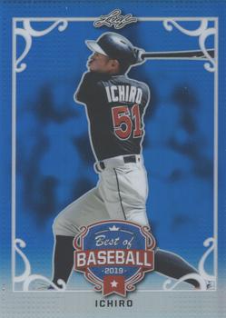 2019 Leaf Best of Baseball - Blue Metal #BB-04 Ichiro Front