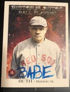 2019 Historic Autographs The Federal League - Art Starry Night #GHR-FL Babe Ruth Front
