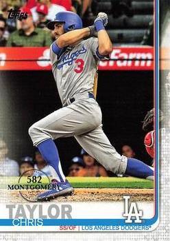 2019 Topps - 582 Montgomery #72 Chris Taylor Front