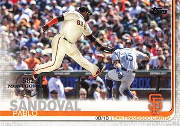 2019 Topps - 582 Montgomery #428 Pablo Sandoval Front