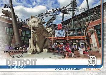 2019 Topps - 582 Montgomery #491 Comerica Park Front