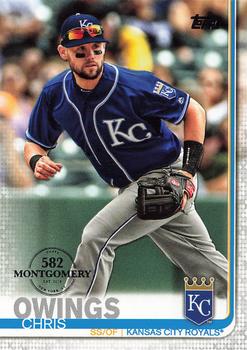 2019 Topps - 582 Montgomery #548 Chris Owings Front