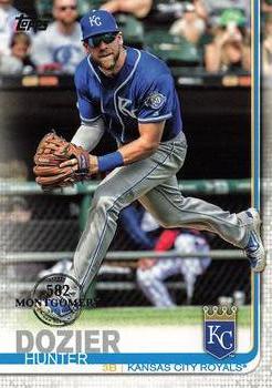 2019 Topps - 582 Montgomery #690 Hunter Dozier Front